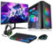 VolttierPC – PC Gaming Completo AMD Ryzen 5 5600GT | Radeon Vega 7 | 16GB RAM | 500GB SSD NVMe | WiFi 6 + Bluetooth 5.2 | Windows 11 Pro | Monitor 24 100Hz | Teclado y Ratón | PC Gamer