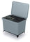 Sistema clasificador de reciclaje 2x10L + 1x23L color gris KEDEN
