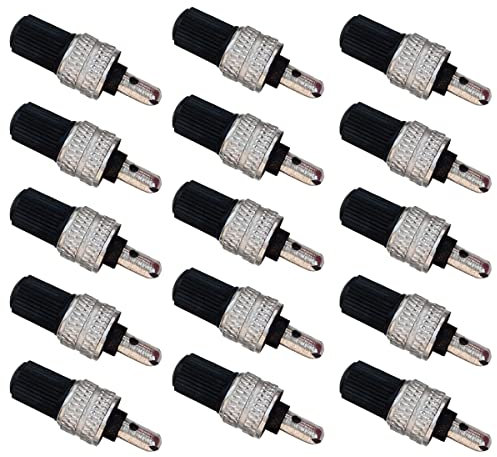 Fahrradventilkern-Set, 15-teilig, Universal-Fahrrad-Dunlop-Ventiladapter, Ersatz-Fahrradreifenventil-Sets für die meisten Fahrradreifen