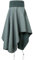RL24 - Reitrock | atmungsaktiver Thermorock | wasserabweisend & Winddicht | Outdoor Rock für Damen | Warmer Winter Rock aus Fleece | Reitbekleidung Damen | Farbe Jade Green | Größe 34-38