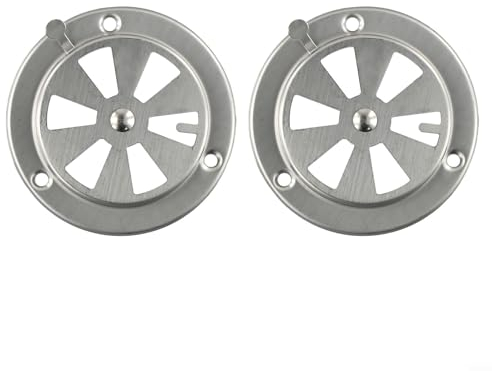 BBQ Fan Grill Smoke Exhaust Vent, Replacement Stainless Steel Stove Damper Air Vent, For Kitchen, Oven, Test Chamber, High Temperature And Constant Temperature Box