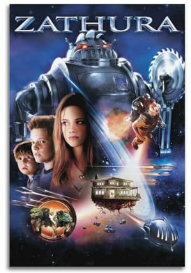 RISUANHENM Zathura Poster, Raumdekoration, künstlerisches Poster für Zimmer, ästhetische Leinwand, Wandkunst, Schlafzimmer-Dekor, 40 x 60 cm, ungerahmter Stil