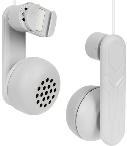 Geekria VR Ear Protector Enhanced Sound Compatible with Meta Quest 3 / Quest 2, Headset Sound Collector, Comfort On-Ear Earflap, Headphone Extension Gaming Accessories (White, 1 Pair)