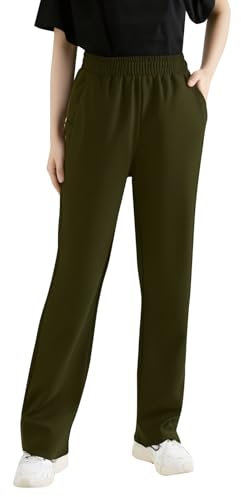Pantalones Rotos Mujer 2025 Pantalon Jardinero para Mujer Pantalones De AlgodóN para Mujer Vaqueros con Elastico En La Cintura Leggins Panal De Abeja Leggins De Vestir Mallas Deportivas para Mujer