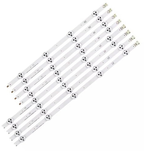 AMAUPCKCA 8PCS TV's LED Backlight Strips for Philips LED TV Bars 42 V14 DRT REV0.0 1 42E730A 42PFH5609/88 42PFT5609/60 6916L-1455A