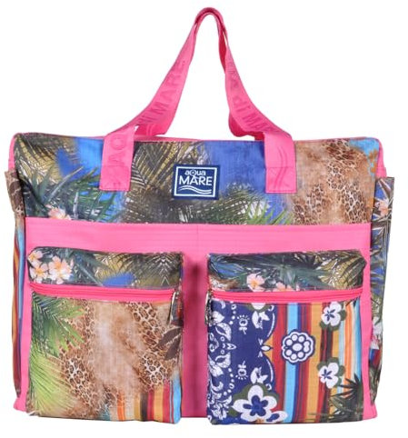 Aqua di Mare 22913, Borsa Mare Donna, Fucsia, 48x21x39cm