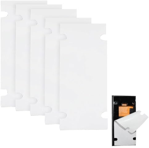 BHSTTNIXP 5 PCS Double Sided Tape for Ring Doorbell Mount,Ring Doorbell Sticky Mount,No Drill Install Video Doorbells Holder Accessories for Houses Apartments Office,White