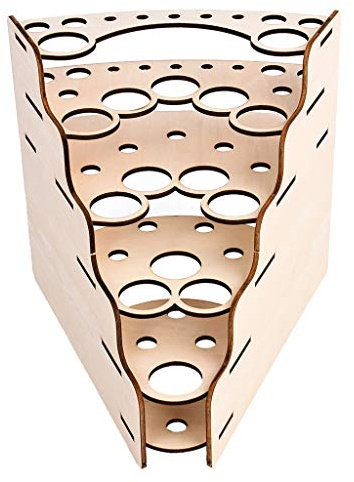 Model Paint Rack for Painting Bottle Brushes Tools Storage 45 Deg 15 Holes