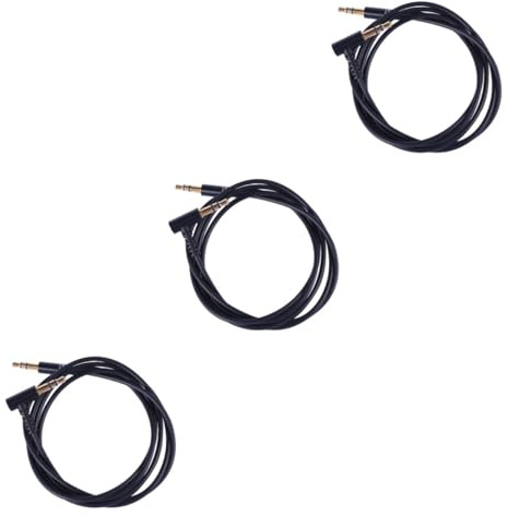 DIYEAH 3 Pezzi Cavo Aux Audio Maschio-Maschio con Microfono e Controllo per Cellulare e Auto Estensione Stereo Compatibile con Dispositivi Digitali