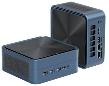 YCTipc Mini PC AMD Ryzen 7 6800H, 16GB LPDDR5 RAM, 512GB NVMe SSD für Büro und Home Office mit, Triple 4K über HDMI, DP und USB-C, Dual LAN, kompakter Mini Computer für Multimedia