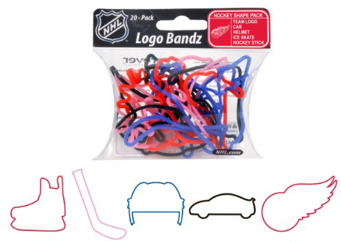 FOCO NHL Unisex Logo Bandz Armbänder, Uni, Teamfarbe, Einheitsgröße