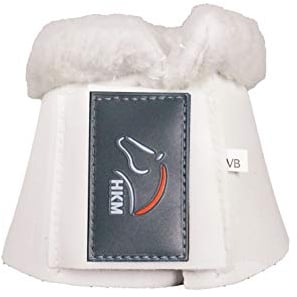 HKM Comfort Hufglocken weiß Vollblut