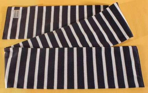 modAS Bretonischer Schal 05 blau/Weiss gestreift 20x160 cm Nr. 2545
