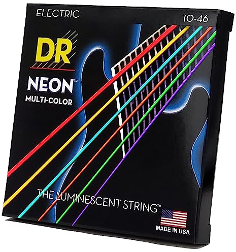 DR String MCE-10 Multi-Color Juego Cuerdas Eléctrica