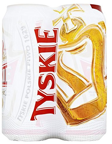 Tyskie 4 x 500 ml Dosen (Packung mit 6 x 4x500ml)