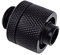 Alphacool Eiszapfenanschluss gerade G1 / 4 Zoll AG auf 16/10 mm - Schwarz