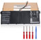 K KYUER AC14B18J AC14B13J Batteria per Acer Chromebook C730 CB3-111 CB5-311 Aspire ES1-131 ES1-311 ES1-332 ES1-512 ES1-520 ES1-521 ES1-522 ES1-523 ES1-531 ES1-533 ES1-571 ES1-731 ES1-731G ES1-732