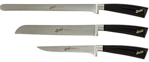 Berkel Elegance Set 3 coltelli prosciutto nero