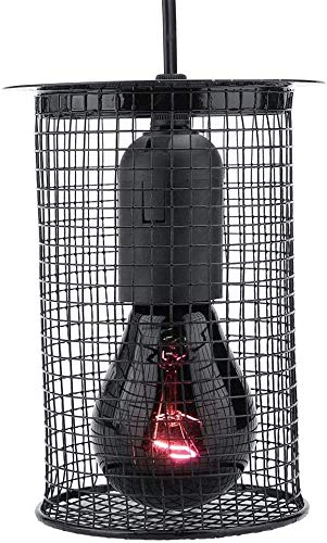 Metall runder Reptil Heizstabschutz Pet Scald Prevention Anti Verbrühungslampen abdeckungen Pet Protection Lampenschirm Netzabdeckung mit zwei Schrauben für Schildkrötenküken Eidechsenschlange