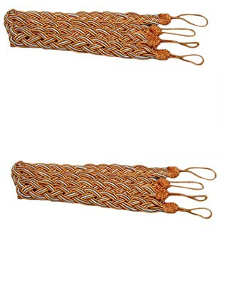 Dada Vorhangs-Seil Raffhalter Vorhang Raffhalter Vorhang Raffhalter Clips Halter Fenster Dekorative Halterungen 2 Paar orange