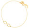 Sinez Gold Damen-Armband mit Anhänger Infinity Unendlich 8 Karat (333) Gelbgold