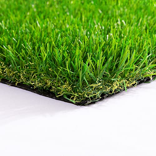 Steffensmeier Kunstrasen Dublin | Sonnenstunden: 20.000 | 37 mm | Outdoor | Meterware | wasserfest | Grün, Größe: 200x400 cm