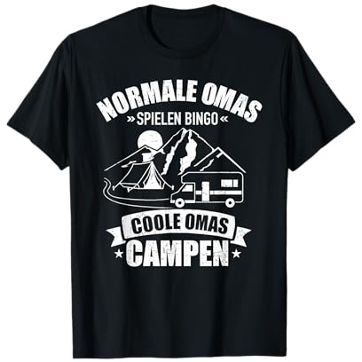 Coole Omas campen Spruch für Camping Oma T-Shirt