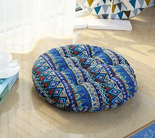 homeyuser Gepolstertes Sitzkissen für Stuhl, Polsterkissen, rund, für Esszimmer, Garten, Küche, Büro, 40 cm, 2 Stück