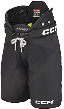CCM AS580 JR TAC Eishockeyhose Schwarz (L)