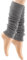 TODO Warme Stulpen Damen mit Wolle - Weich, Flexibel, Lang. Beinwärmen für Winter, Beinstulpen Damen, Wadenwärmer. (Grau)