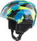 ALPINA PIZI - Leichter, bruchfester & individuell anpassbarer Skihelm für Kinder, mit abnehmbaren Ohrenpolstern - neon-Blue Green Gloss - S (46-51 cm)