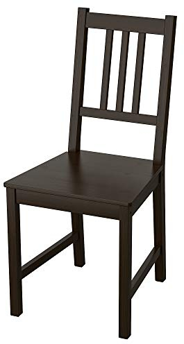 IKEA Stuhl Stefan, braun-schwarz