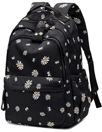 Mfikaryi Zaini per ragazze carino gatto zaino scuola elementare zaino, nero, Large, Zaini Daypack