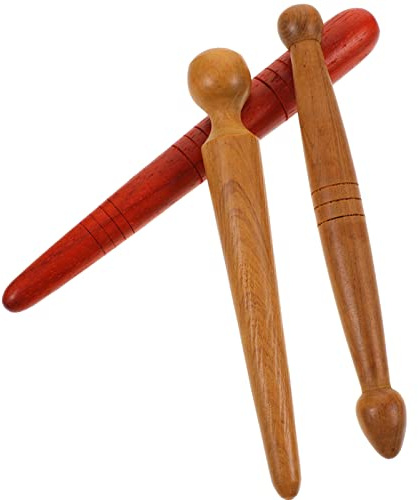 COHEALI Wooden Stick Set 3 Pcs Foot Massage Pen Precision Stylus for Hand and Full Body Muscle Relief