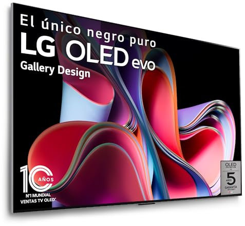 LG OLED77G36LA 77, 4K OLED Evo, Smart TV, webOS23, processeur de Puissance maximale, Dolby Vision, Dolby Atmos, Gaming, Alexa/Google Assistant