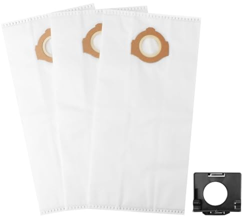 LanKstet Fleece Dust Bags, 3 Pcs, Fits for Milwaukee 0960-20 & 0970-20 Vacuums