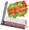 Lflwacy Presse à kebab avec 5 brochettes en acier inoxydable - Moule manuel pour kebab - Forme votre kebab Kofta comme un chef traditionnel fait à la main, kebab turc, brochettes de barbecue