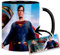 Man Of Steel Superman Henry Cavill Tasse Innen & Henkel Schwarz Keramikbecher Mug