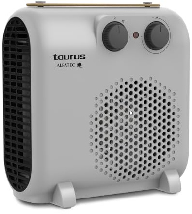 Taurus – Heizgerät Tropicano Up&Down | 2000 W | 2 Heizstufen | Kaltluftfunktion | Thermostat | Vertikal/Horizontal | Griff in Lederoptik | Bis zu 20 m²