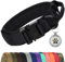 Joytale Collier Chien Tactique, Réglable Collier pour Chien avec poignée pour Chiens de Taille Grande Collier de Chien de 3,8 cm de Large Collier de Chien en Nylon, Noir, XL