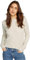 Tommy Jeans Donna Pullover Cable Essential Sweater con Motivo a Trecce, Avorio (Ancient White Melange), M