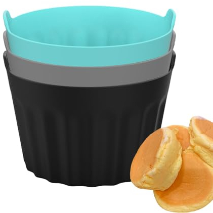 Moule Silicone Air Fryer, Ramequins À Gâteaux, Moule Réutilisable Pour Friteuse À Air, Moule À Cupcakes Pour Friteuse À Air, Moules À Œufs Pochés, Accessoires De Friteuse, Moule Pour Muffins