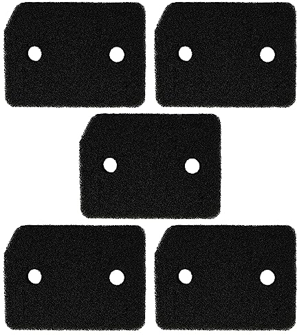 vhbw 5x filtro de zócalo compatible con Miele TWF505WP, TWE727WP, TWE720WP, TWF500WP, TWE620WP, TWE600-20, TWF160WP, TWF600-20 secadoras ropa
