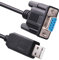 Mendouconert Null Modem Cavo adattatore CP2102 USB a RS232 Serial D-sub 9 Pin DB9 Femmina Crosswire Rollover Cavo Convertitore 1,8 m