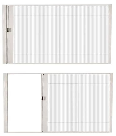 Zanzariera estensibile telaio alluminio Confezione da 2 zanzariere espandibili per finestre per la casa, zanzariera scorrevole orizzontale con telaio in alluminio, zanzariera sostitutiva e personalizz