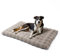 Mora Pets Hundebett Flauschig Hundedecke Waschbar Hundematte Hundekissen Weiches und Warmes für Kleine Mittelgroße Grosse Hunde Decke Kuschelig und rutschfest, Braun 91 x 60.5 cm