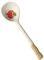 Ciieeo cuchara de cerámica Cuchara de mezcla vajilla decorativa cucharas chinas taza de té cuchara café cucharas soperas cucharillas cuchara de postre de cerámica cuchara de postre suave