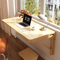Wandklapptisch Aus Massivholz, Wandmontage Herunterklappbarer Klapptisch, Klappschreibtisch Wandtisch Klappbar Für Küche, Wohnzimmer Und Esszimmer(120 * 40cm/3.93 * 1.31ft)