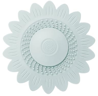 Ukbzxcmws Bouchon de lavabo en silicone en forme de fleur pour bonde de douche, baignoire, attrape-cheveux, lavabo, cuisine, salle de bain