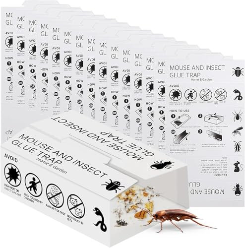 Piege Cafard,30 Pièces Produit Anti Cafards,Pièges à Cafards Adhésifs，Capture Physique, Cafard Puissant Professionnel pour Maison Cuisine Garage Salon Bureau